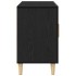 Aparador de madera de roble negro 100x36x60