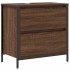 Set de muebles baño 2 pzas madera contrachapada marrón