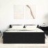 Estructura de cama sin colchón roble negro 135x190