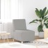 Sillón de tela gris nube 55
