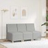 Sillón de tela gris nube 55