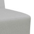Sillón de tela gris nube 55
