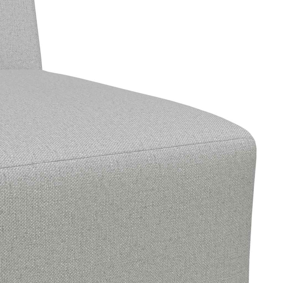 Sillón de tela gris nube 55