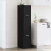 Boticario de madera de roble negro 30x41x144,5 cm