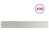 Bordes para césped  30 uds 15x103 cm acero