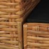 Sofá de 2 plazas con cojines ratán natural