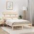 Estructura de cama madera maciza 150x200