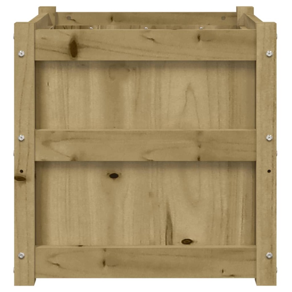 Jardineras de exterior 2 unidades madera impregnada de