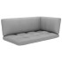 Muebles de palets 4 pzas y cojines madera pino