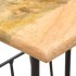 Revistero madera maciza de mango y acero 40x30x50