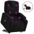 Sillón de masaje eléctrico reclinable elevable tela