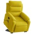 Sillón reclinable masaje eléctrico elevable terciopelo