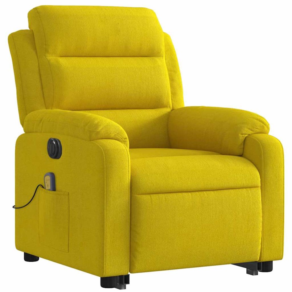 Sillón reclinable masaje eléctrico elevable terciopelo