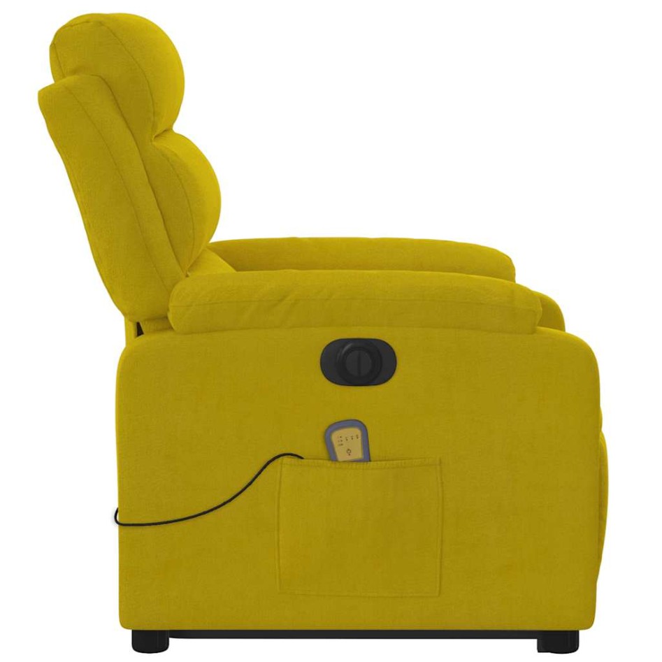Sillón reclinable masaje eléctrico elevable terciopelo