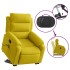 Sillón reclinable masaje eléctrico elevable terciopelo