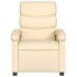 Sillón reclinable eléctrico de tela