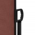 Toldo lateral retráctil marrón 140x1000