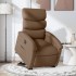 Sillón eléctrico reclinable elevable de tela