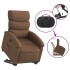 Sillón eléctrico reclinable elevable de tela