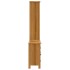 Conjunto de muebles de baño 2 piezas madera maciza de