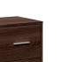 Aparador de madera de ingeniería roble marrón 60x31x84