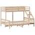Litera de madera maciza de pino 90x200/140x200