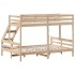 Litera de madera maciza de pino 90x200/140x200