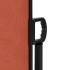 Toldo lateral retráctil terracota 140x500