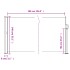 Toldo lateral retráctil terracota 140x500