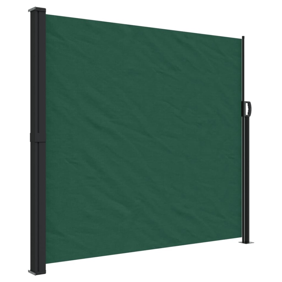 Toldo lateral retráctil verde oscuro 180x300