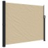 Toldo lateral retráctil beige 160x500