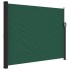 Toldo lateral retráctil verde oscuro 160x500