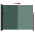Toldo lateral retráctil verde oscuro 160x500