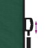 Toldo lateral retráctil verde oscuro 160x500