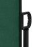 Toldo lateral retráctil verde oscuro 160x500