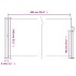 Toldo lateral retráctil blanco 140x600