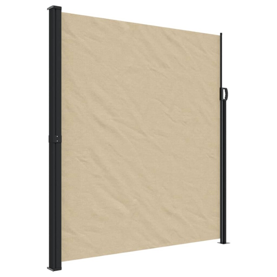 Toldo lateral retráctil beige 220x500