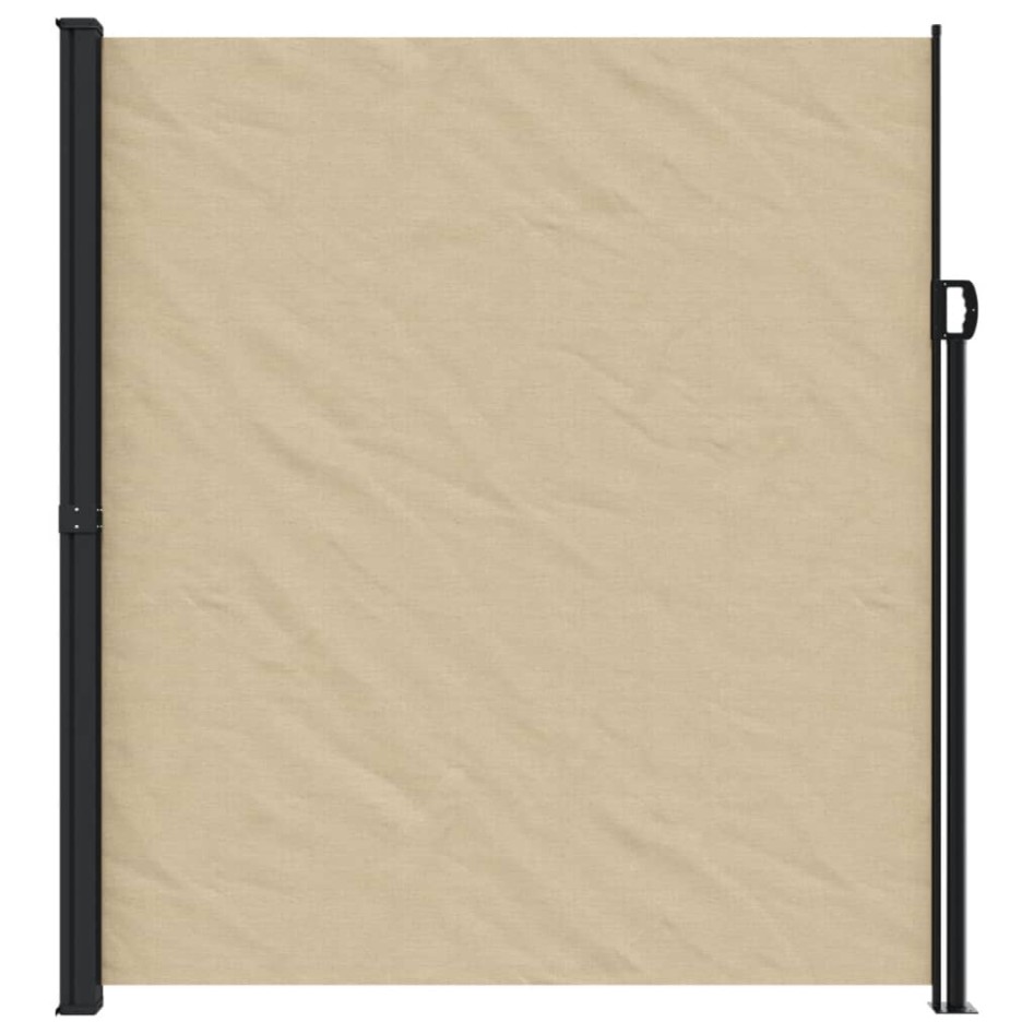 Toldo lateral retráctil beige 220x500