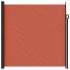 Toldo lateral retráctil terracota 200x600
