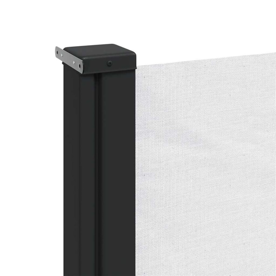 Toldo lateral retráctil blanco 140x500