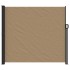 Toldo lateral retráctil gris taupe 180x500