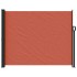 Toldo lateral retráctil terracota 170x300