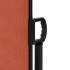 Toldo lateral retráctil terracota 170x300