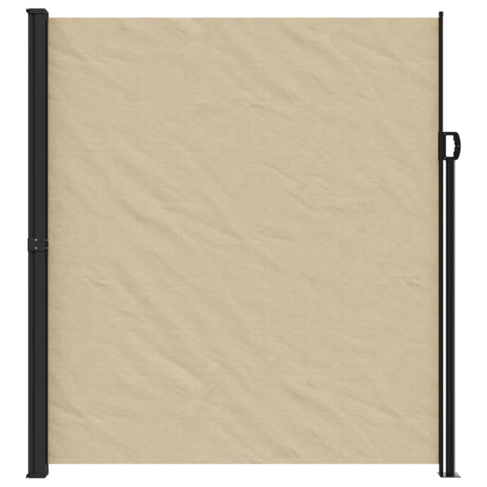 Toldo lateral retráctil beige 220x600