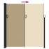 Toldo lateral retráctil beige 220x600