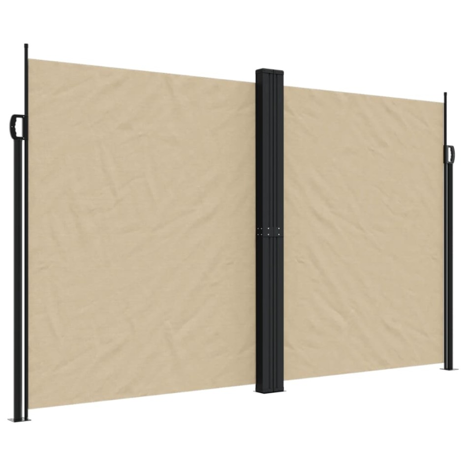 Toldo lateral retráctil beige 200x600