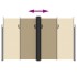 Toldo lateral retráctil beige 200x600
