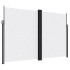 Toldo lateral retráctil blanco 220x600