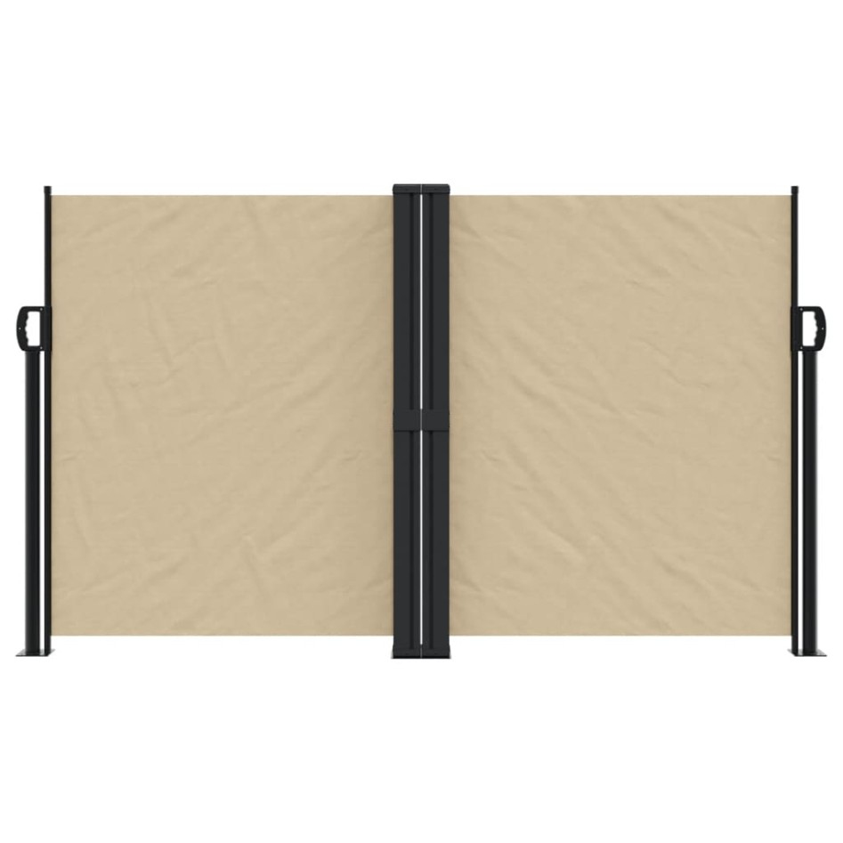 Toldo lateral retráctil beige 140x600