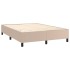 Estructura cama sin colchón cuero sintético capuchino